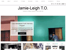 Tablet Screenshot of jamieleighto.com